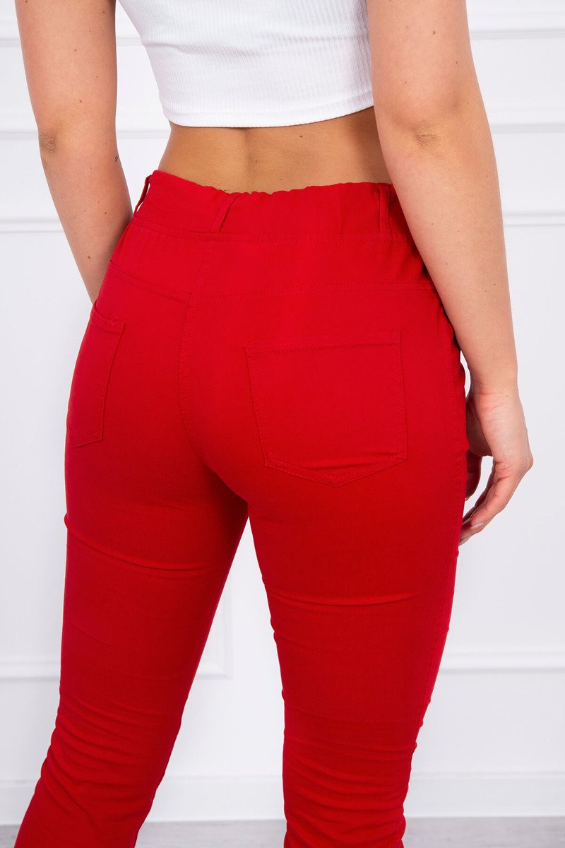 Blugi Skinny Cu Buzunare In Spate Blugi Skinny Cu Buzunare In Spate