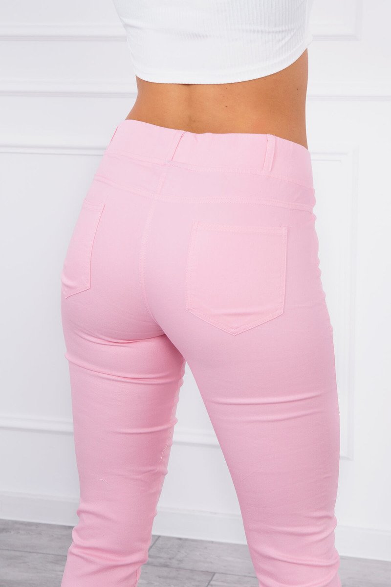 Blugi Skinny Cu Buzunare In Spate Blugi Skinny Cu Buzunare In Spate