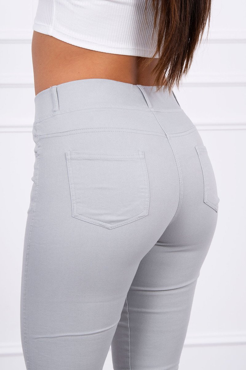 Blugi Skinny Cu Buzunare In Spate Blugi Skinny Cu Buzunare In Spate