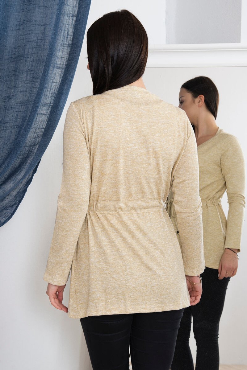 Cardigan Tricotat Cu şnur în Talie Cardigan Tricotat Cu şnur în Talie