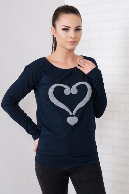 Bluză Cu Model Inimă