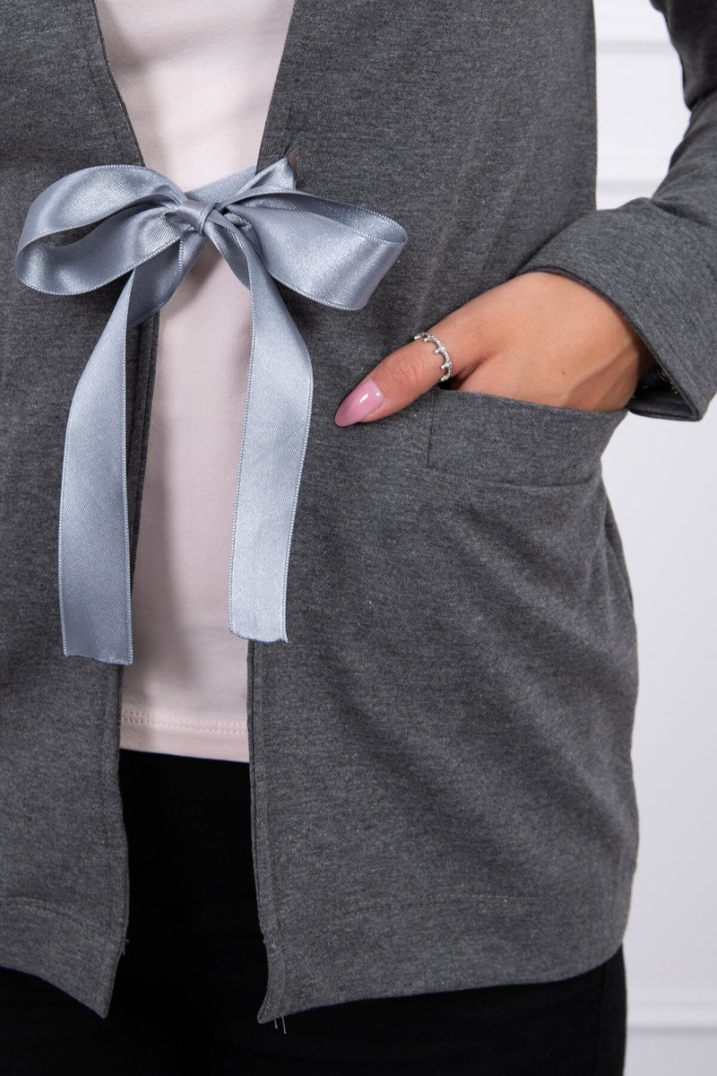 Cardigan Cu Fundiţă Cardigan Cu Fundiţă
