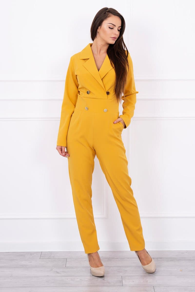 Salopetă Elegantă Cu Butoni Salopetă Elegantă Cu Butoni