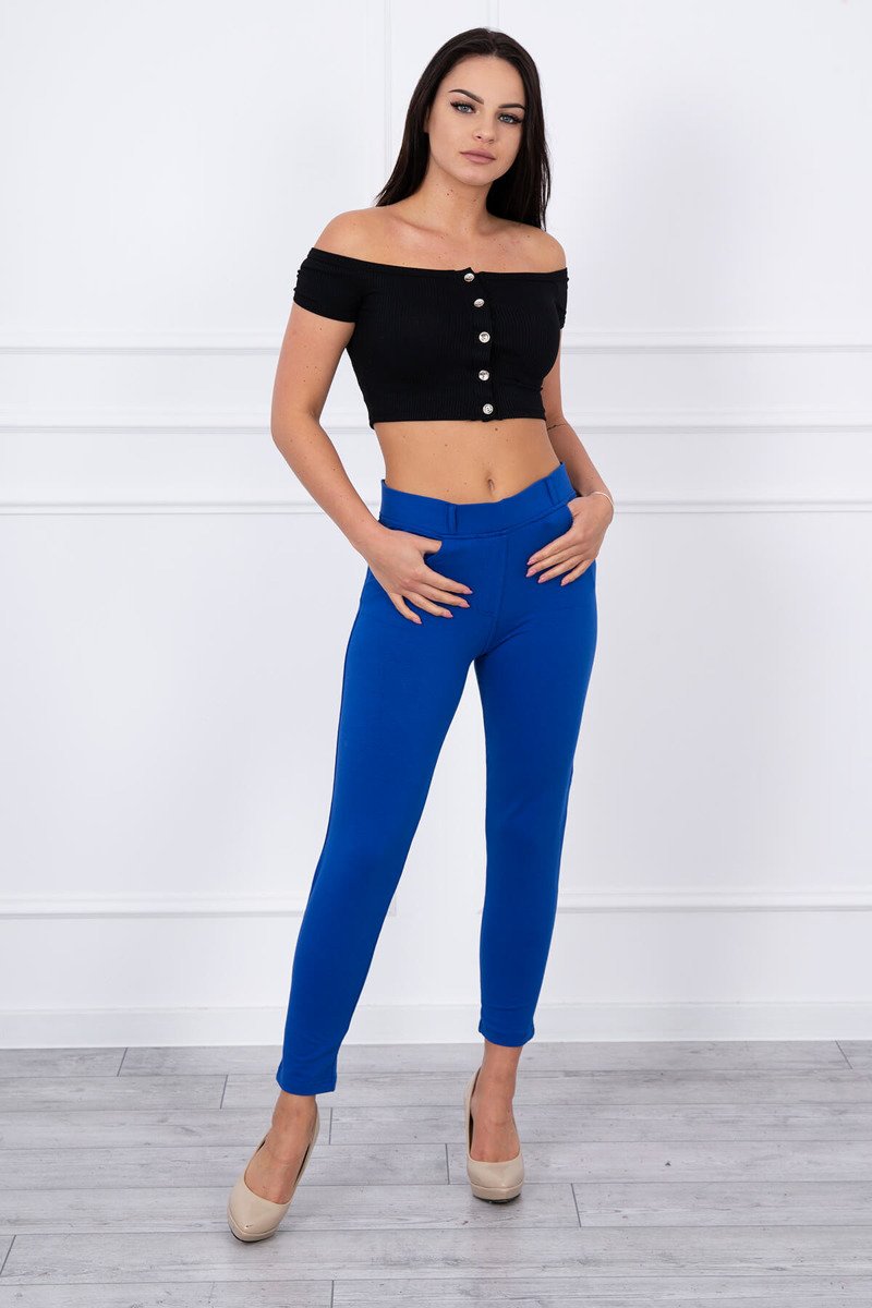 Pantaloni Simpli Din Bumbac Pantaloni Simpli Din Bumbac